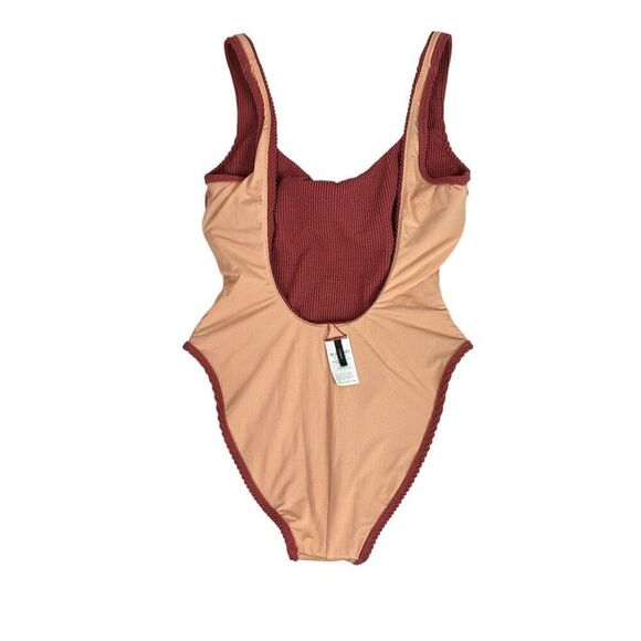 J. Crew Scrunchie Scoopneck One Piece Swim Suit size 8 - Picture 6 of 10